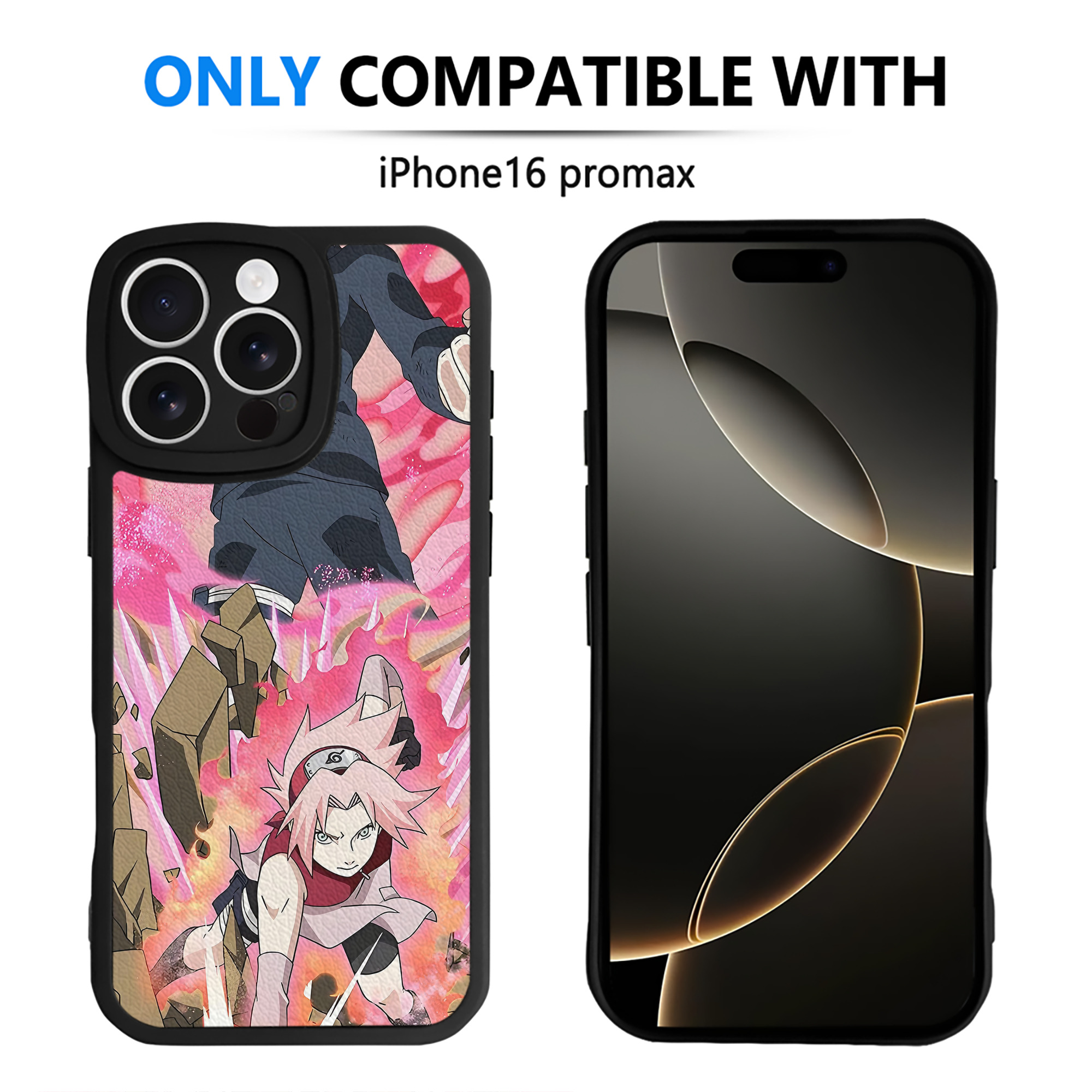 （画像用） NARUTO -ナルト- NARUTO -ナルト- 疾風伝 【iPhone 16シリーズ対応】シリコンスマホケース（レザー調） 材質：シリコン